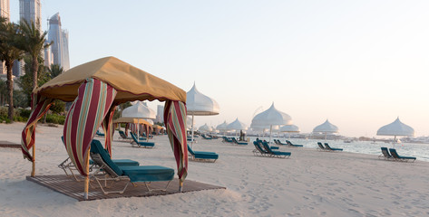 Luxurious gazebo on the beach