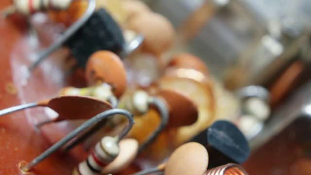 Close up of an electronic component
