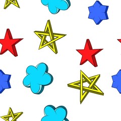 Kind of star pattern, cartoon style