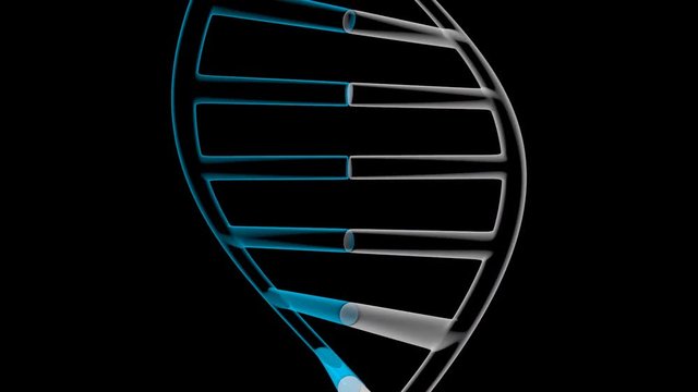 3D DNA code (deoxyribonucleic acid) - great for topics like science, genetics, medicine, biotechnology etc.