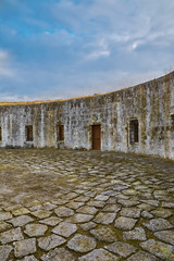 Fototapeta na wymiar Courtyard of the Fortress