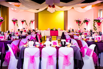 Wedding table decoration