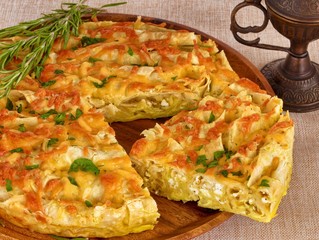 Turkish traditional pie