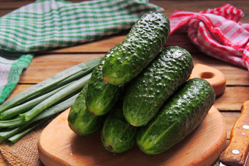 Tomato and cucumber