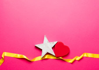 Little star and heart shape box