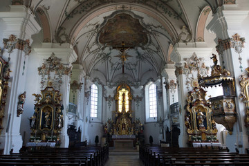 Fototapeta na wymiar Sankt Jakob Kirche in der Gemeinde Schorndorf