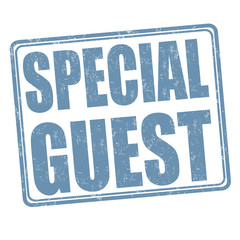 Special guest sign or stamp