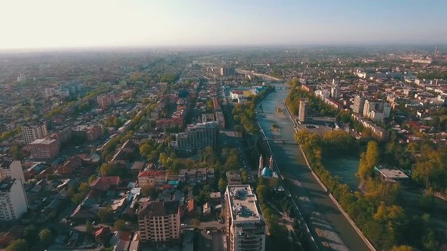 shooting with the drone, Georgia