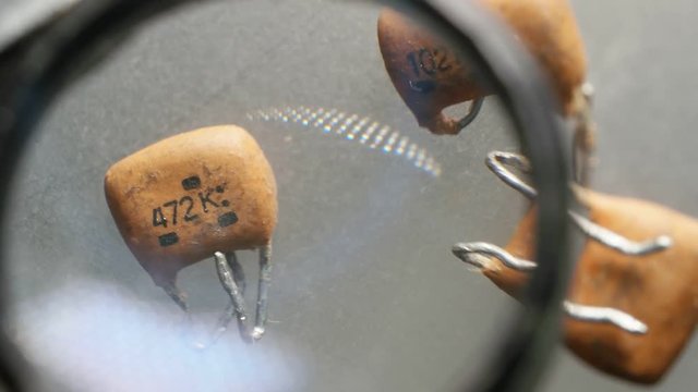 Close up of an electronic component
