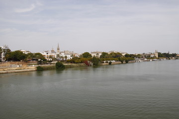 Obraz premium Fleuve Guadalquivir à Séville, Espagne