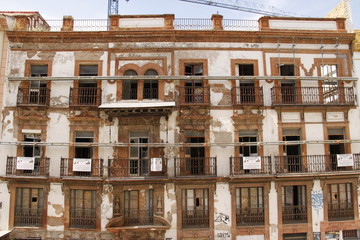 Immeuble ancien à Séville, Espagne