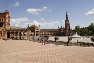 Fototapeta premium Place d'Espagne à Séville, Espagne