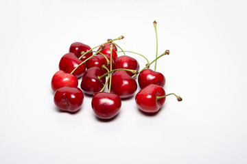 Obraz na płótnie Canvas dozen beautiful cherry and one rotten, shifted the focus