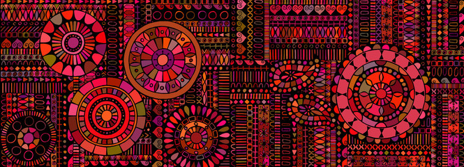 Abstract background similar to an ethnic carpet