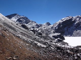 Goseikunda lake, Himalyas, Nepal
