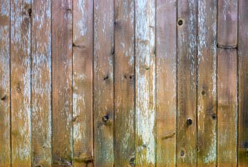 Fototapeta premium Vintage wood planks background pattern with traces of paint.