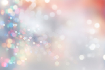 Abstract blurred bokeh lights background