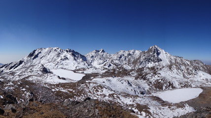 Fototapeta premium Goseikunda lake, Himalyas, Nepal