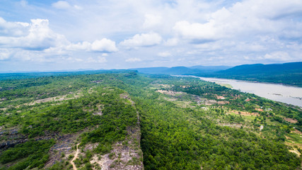 Fototapeta na wymiar Pha Taem Cliff national park