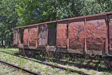 Fototapeta premium Old railway wagon