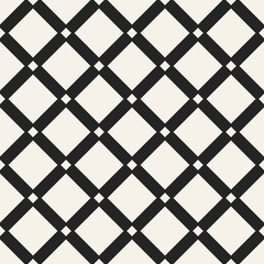 Abstract concept vector monochrome geometric pattern. Black and white minimal background. Creative illustration template. Seamless stylish texture. For wallpaper, surface, web design, textile, decor.