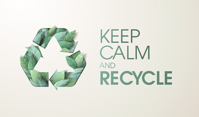 Nature web banner concept design. Vector illustration on the theme of recycling, environment, ecology, sustainable technology.
