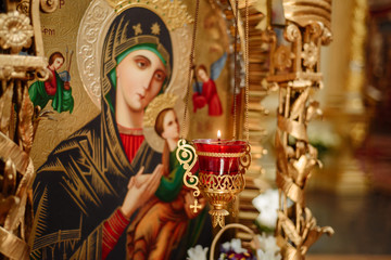 Obraz na płótnie Canvas icon of the Virgin
