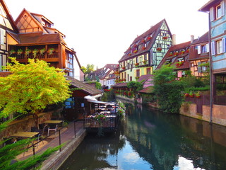 Fototapeta na wymiar Little Venice, Colmar, Alsace, France