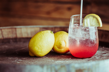 Drink with lemons
