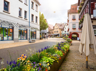Fototapeta na wymiar Stadtmitte von Nagold, Baden Württemberg, Schwarzwald