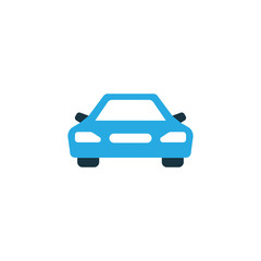 Plakat Auto Colorful Icon Symbol. Premium Quality Isolated Car Element In Trendy Style.