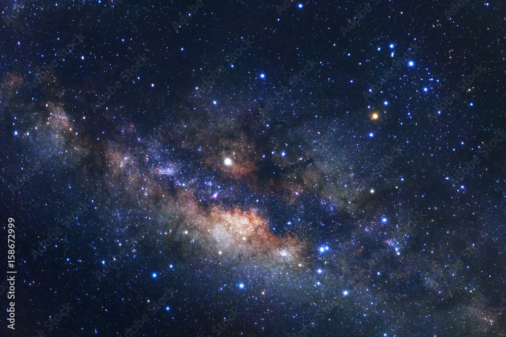 Wall mural milky way galaxy with stars and space dust in the universe