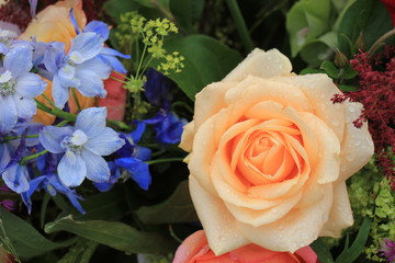 Colorful wedding flowers
