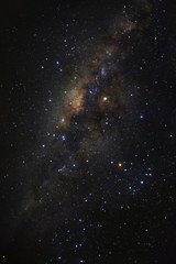 Naklejka premium Milky way galaxy with stars and space dust in the universe,High Resolution