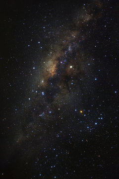 Fototapeta Milky way galaxy with stars and space dust in the universe,High Resolution
