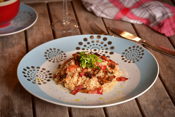 Risotto and Wine
