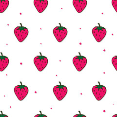 pattern fruit Strawberry background graphic