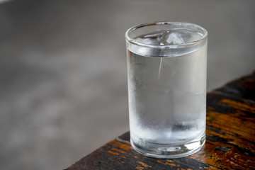 Glass of water