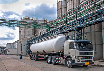 Truck, Tanker Danger Petrochemical Delivery