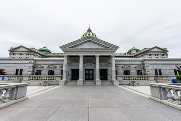 Capitol building in Downtown Harrisburg, pennsylvania