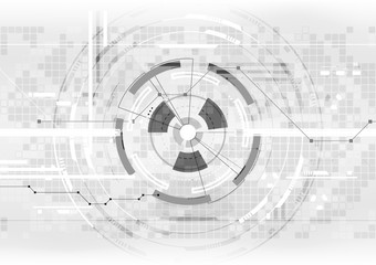 Obraz premium vector background abstract technology communication data Science