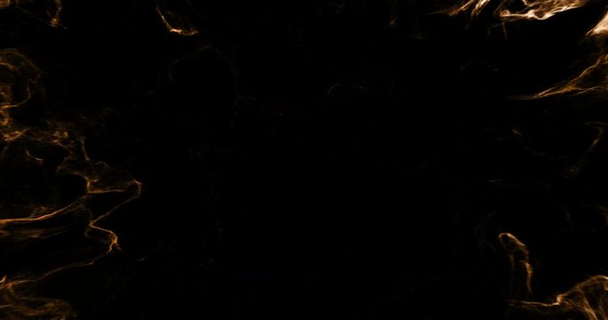 ring of flame fire explosion in black background, dangerous flame concept