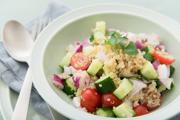 キヌアのサラダ　Quinoa Salad