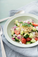 キヌアのサラダ　Quinoa Salad