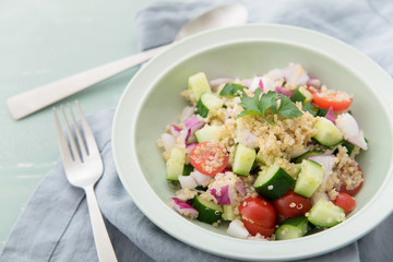 キヌアのサラダ　Quinoa Salad