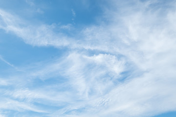 Beautiful blue sky with beautiful clouds for background.