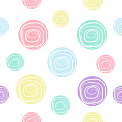 Circle pastel pattern