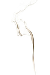 Smoke on a white background