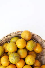 oranges in basket