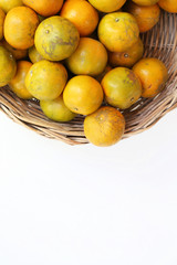 oranges in basket